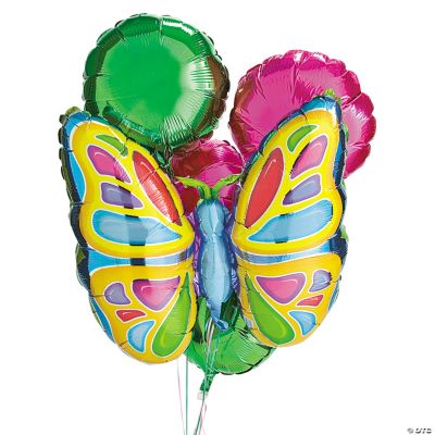 8 Pc. Butterfly Birthday Balloon Set