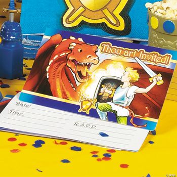 Knight & Dragon Invitations