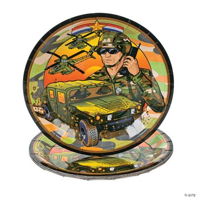 Camouflage/Army Dinner Plates