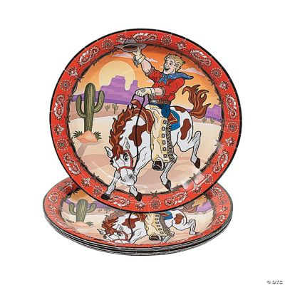 Cowboy Dinner Plates