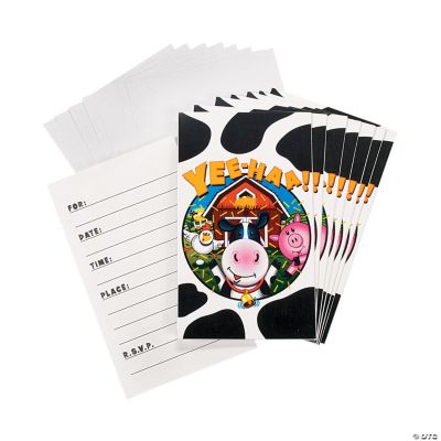 Farm Party Invitations