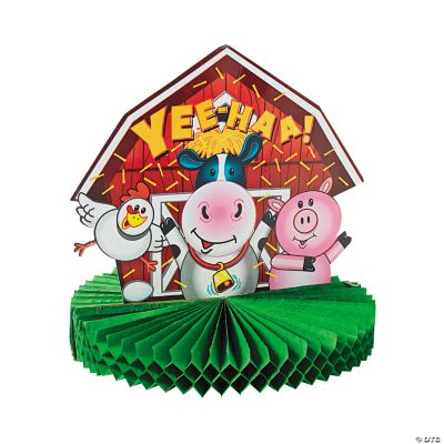 Farm Party Honeycomb Centerpiece