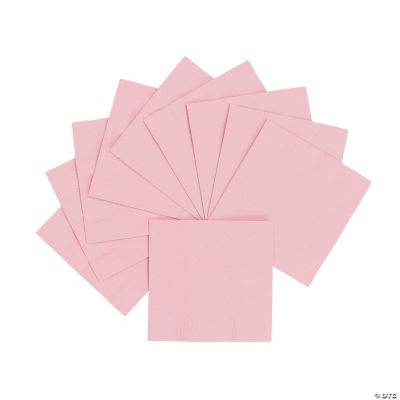 Pink Beverage Napkins
