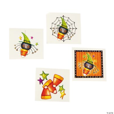 72 Candy Corn Spider Tattoos