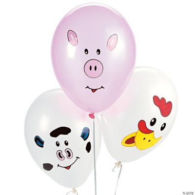 Make Your Own Farm Animal Balloons