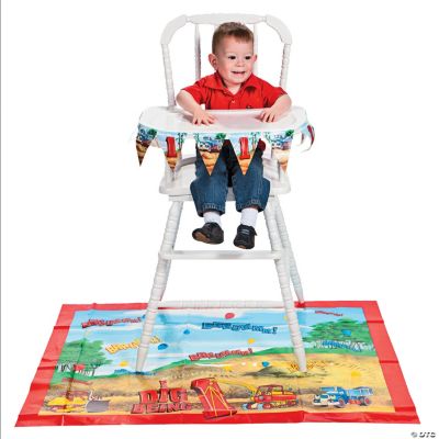 2 Pc. “I Dig Being 1” High Chair Set