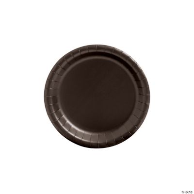 Chocolate Brown Party Plates