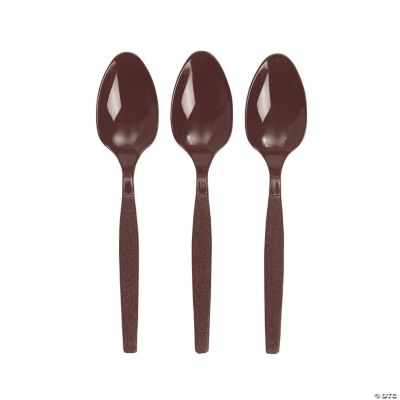 Chocolate Brown Party Spoons