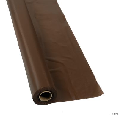 Chocolate Brown Tablecloth Roll