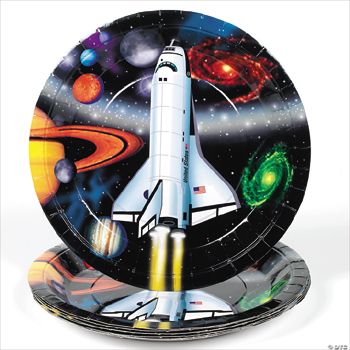 Outer Space Dinner Plates