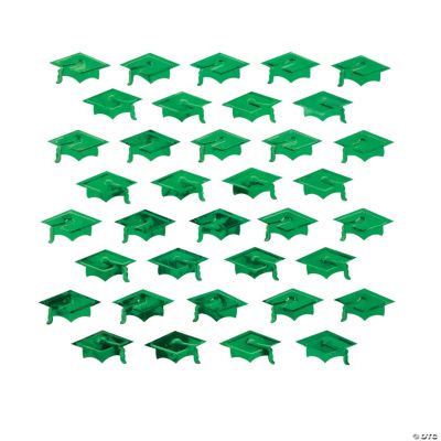 Green Graduation Hat Confetti