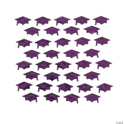 Burgundy Graduation Hat Confetti