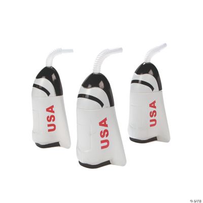 Space Shuttle-Shaped Cups With Straw