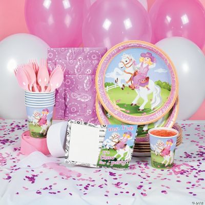 Pink Cowgirl Basic Party Pack