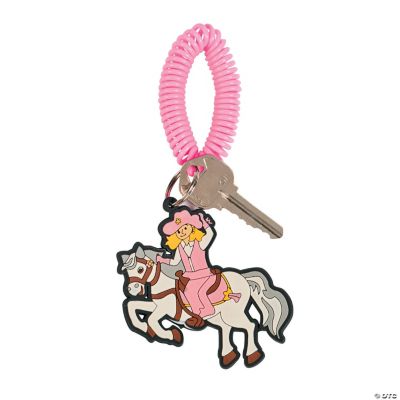 Pink Cowgirl Key Chains
