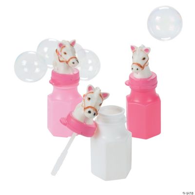 Pink Cowgirl Bubble Bottles