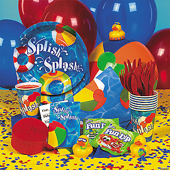 Birthday Party Ideas on Pool Party Deluxe Party Pack