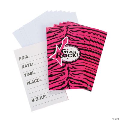 Rock Star Diva Invitations