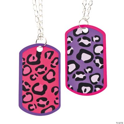 12 Rock Star Diva Dog Tag Necklaces