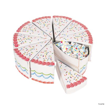 Birthday Cake Slices Treat Boxes