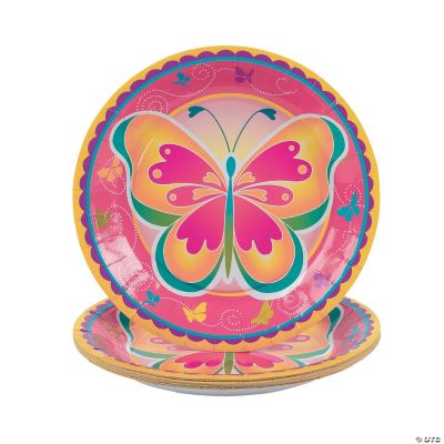 Butterfly Dessert Plates