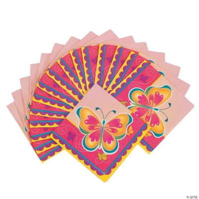 Butterfly Party Beverage Napkins