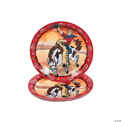 Cowboy Dessert Plates