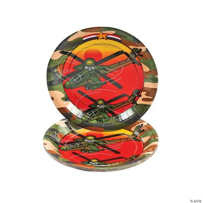 Camouflage Army Dessert Plates