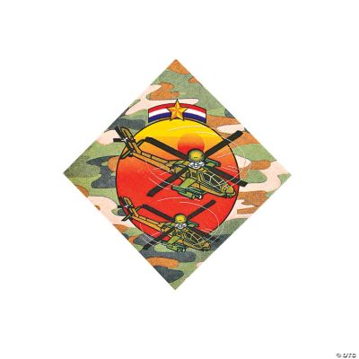 Camouflage Army Beverage Napkins