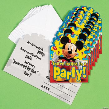 Mickey’s Clubhouse Invitations