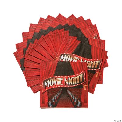 Movie Night Beverage Napkins