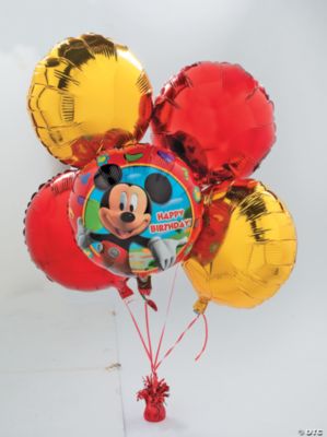 8 Piece Mickey’s Clubhouse Birthday Balloon Set
