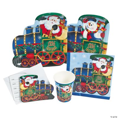 Holiday Train Tableware & Invitations