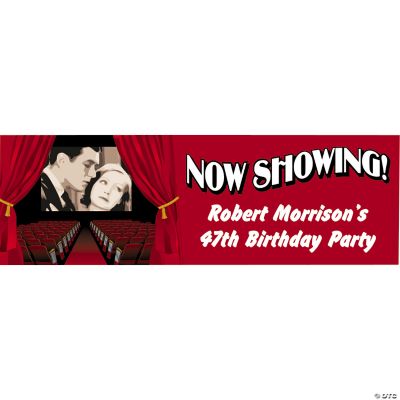 Personalized Movie Night Banner - Large