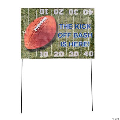 Personalized Football Yard Sign
