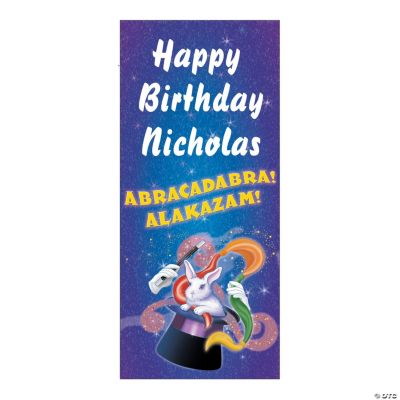 Personalized Magic Party Door Cover