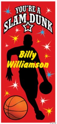 Personalized Basketball Party Door Cover