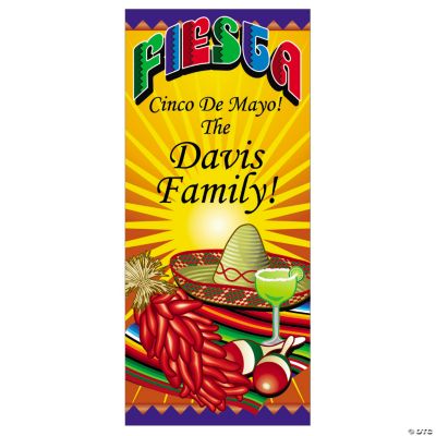 Personalized Fiesta Sombrero Door Cover