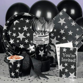 Silver Foil Star Party Supplies