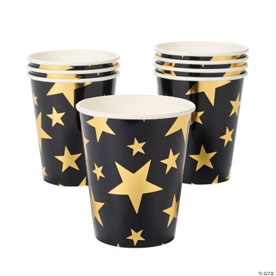 Gold Foil Star Paper Cups
