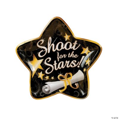 Shoot For The Stars Star-Shaped Paper Plates