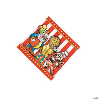 Under The Big Top Beverage Napkins