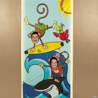 Beach Monkey Photo Door Banner