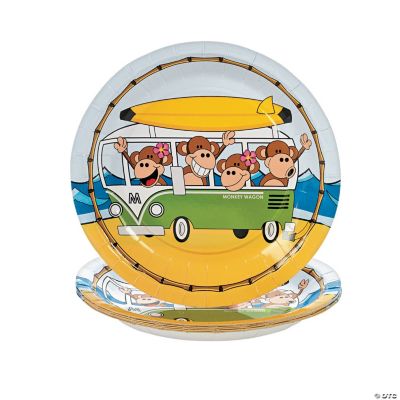 Beach Monkey Dessert Plates