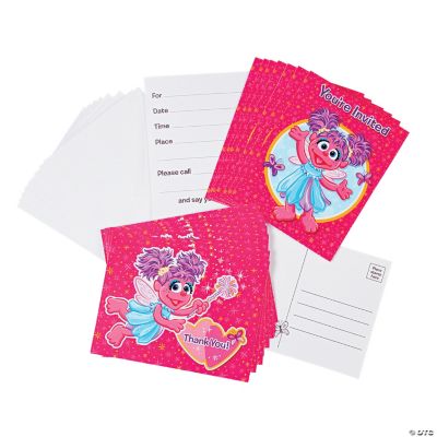 Abby Cadabby Sesame Street™ Invitations And Thank You Postcards
