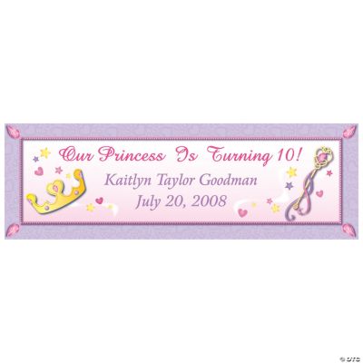 Personalized Princess Banner