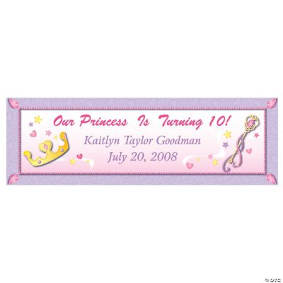 Personalized Princess Banner - Medium