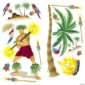 Design-A-Room Luau Man Set