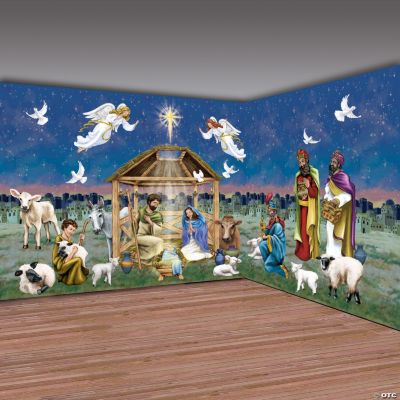 Christmas Nativity Scene Design-A-Room Pack