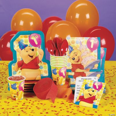 Pooh's 1st Birthday Party Supplies